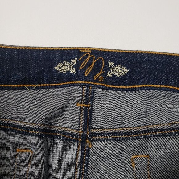 Miraclebody Jeans Women's Size 16 Mystic Blue Dark Wash Denim Slimming Stretch - Picture 10 of 16